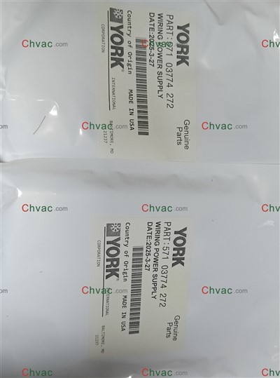 York 571-03774-272 배선 전원 공급 장치 YD