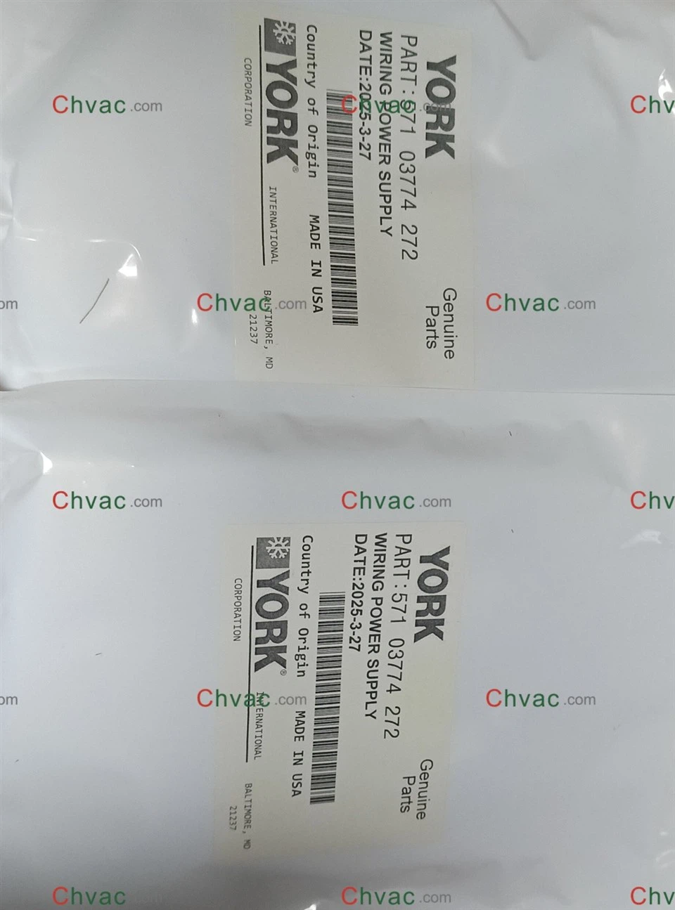 York 571-03774-272 배선 전원 공급 장치 YD